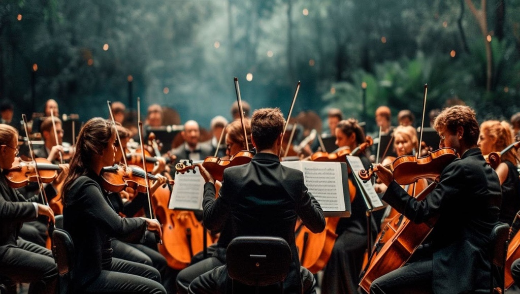 Big Symphony Orchestra in a Big Theater
