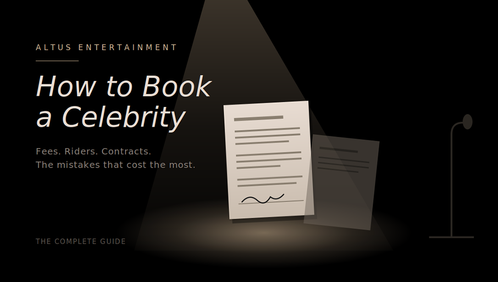 how to book a celebrity